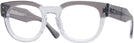 Square Grey On Transparent Ray-Ban 0298V Single Vision Full Frame View #1