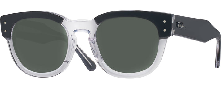 Square Black On Transparent Ray-Ban 0298V Progressive Reading Sunglasses View #1