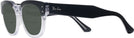 Square Black On Transparent Ray-Ban 0298V Bifocal Reading Sunglasses View #3