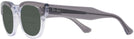 Square Grey On Transparent Ray-Ban 0298V Bifocal Reading Sunglasses View #3