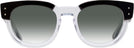 Square Black On Transparent Ray-Ban 0298V w/ Gradient Progressive Reading Sunglasses View #2