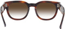 Square Striped Havana Ray-Ban 0298V w/ Gradient Progressive Reading Sunglasses View #4