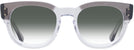 Square Grey On Transparent Ray-Ban 0298V w/ Gradient Progressive Reading Sunglasses View #2