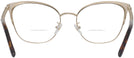Square Shiny Light Gold Tory Burch 1076 Bifocal View #4
