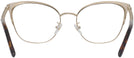 Square Shiny Light Gold Tory Burch 1076 Progressive No-Lines View #4