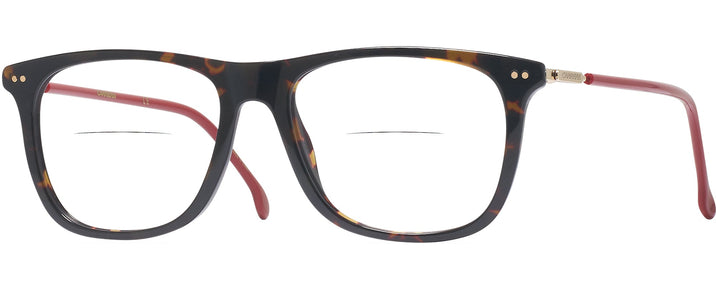Square Havana Red Carrera 144V Bifocal View #1
