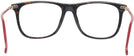 Square Havana Red Carrera 144V Single Vision Full Frame View #4