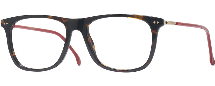 Square Havana Red Carrera 144V Single Vision Full Frame View #1