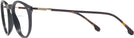 Square Black Havana Carrera 145V Bifocal View #3