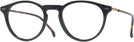 Square Black Havana Carrera 145V Single Vision Full Frame View #1