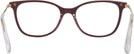 Square Burgundy Swarovski 2010 Progressive No-Lines View #4