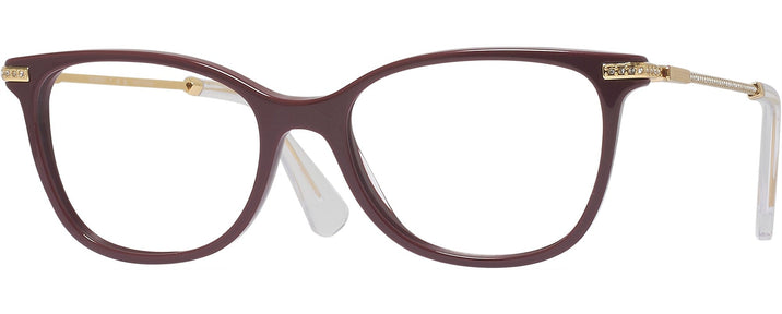 Square Burgundy Swarovski 2010 Progressive No-Lines View #1