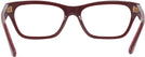 Rectangle Bordeaux Tory Burch 2097 Single Vision Full Frame View #4