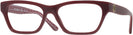 Rectangle Bordeaux Tory Burch 2097 Single Vision Full Frame View #1