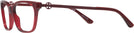 Rectangle TRANSPARENT RED Tory Burch 2107 Computer Style Progressive View #3