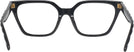 Rectangle Black Tory Burch 2133U Single Vision Full Frame View #4