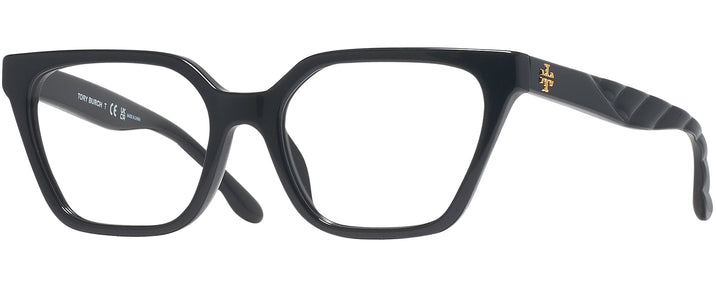 Rectangle Black Tory Burch 2133U Single Vision Full Frame View #1