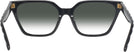 Rectangle Black Tory Burch 2133U w/ Gradient Progressive No-Line Reading Sunglasses View #4