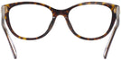 Square Dark Tortoise Tory Burch 2137U Progressive No-Lines View #4