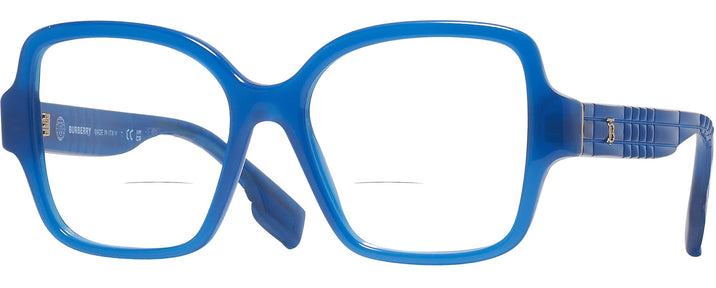 Square,Oversized Blue Burberry 2374 Bifocal View #1