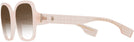 Square,Oversized Pink Burberry 2374 w/ Gradient Bifocal Reading Sunglasses View #3