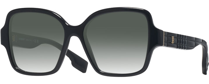 Square,Oversized Black Burberry 2374 w/ Gradient Progressive Reading Sunglasses View #1