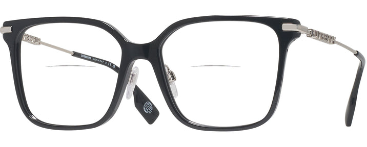 Square,Oversized Black Burberry 2376 Bifocal View #1