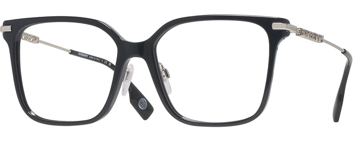 Square,Oversized Black Burberry 2376 Single Vision Full Frame View #1