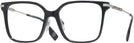 Square,Oversized Black Burberry 2376 Single Vision Full Frame View #1