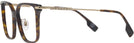 Square,Oversized Dark Havana Burberry 2376 Progressive No-Lines View #3