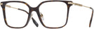 Square,Oversized Dark Havana Burberry 2376 Progressive No-Lines View #1