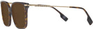 Square,Oversized Dark Havana Burberry 2376 Progressive Reading Sunglasses View #3