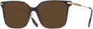 Square,Oversized Dark Havana Burberry 2376 Progressive Reading Sunglasses View #1