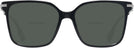 Square,Oversized Black Burberry 2376 Bifocal Reading Sunglasses View #2
