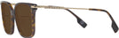 Square,Oversized Dark Havana Burberry 2376 Bifocal Reading Sunglasses View #3