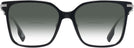 Square,Oversized Black Burberry 2376 w/ Gradient Bifocal Reading Sunglasses View #2