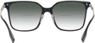 Square,Oversized Black Burberry 2376 w/ Gradient Bifocal Reading Sunglasses View #4