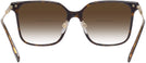 Square,Oversized Dark Havana Burberry 2376 w/ Gradient Bifocal Reading Sunglasses View #4