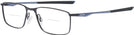 Rectangle SATIN BLACK WITH BLUE Oakley OX3217 Socket 5.0 Bifocal w/ FREE NON-GLARE View #1