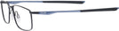 Rectangle SATIN BLACK WITH BLUE Oakley OX3217 Socket 5.0 Progressive No-Lines w/ FREE NON-GLARE View #3