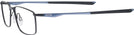 Rectangle SATIN BLACK WITH BLUE Oakley OX3217 Socket 5.0 Progressive No-Lines w/ FREE NON-GLARE View #3