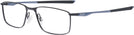 Rectangle SATIN BLACK WITH BLUE Oakley OX3217 Socket 5.0 Single Vision Full Frame w/ FREE NON-GLARE View #1