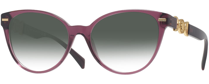  Transparent Violet Versace 3334L w/ Gradient Progressive Reading Sunglasses View #1