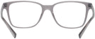 Rectangle Opal Grey Versace 3340U Single Vision Full Frame View #4