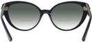 Cat Eye Black Versace 3349U w/ Gradient Bifocal Reading Sunglasses View #4