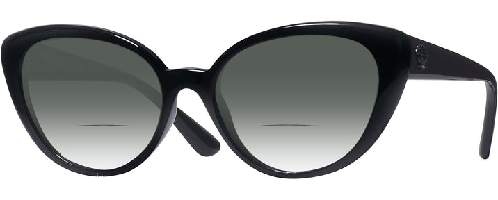 Cat Eye Black Versace 3349U w/ Gradient Bifocal Reading Sunglasses View #1
