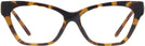 Cat Eye Dark Tortoise Tory Burch 4013U Progressive No-Lines View #2
