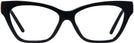 Cat Eye Black Tory Burch 4013U Progressive No-Lines View #2