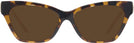 Cat Eye Dark Tortoise Tory Burch 4013U Progressive No-Line Reading Sunglasses View #2