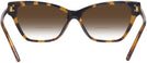 Cat Eye Dark Tortoise Tory Burch 4013U w/ Gradient Bifocal Reading Sunglasses View #4
